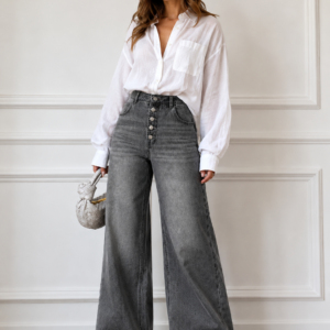 Women’s High Waist Wide Leg Baggy Jeans