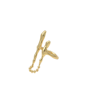 Bead Hanging Chain Ring